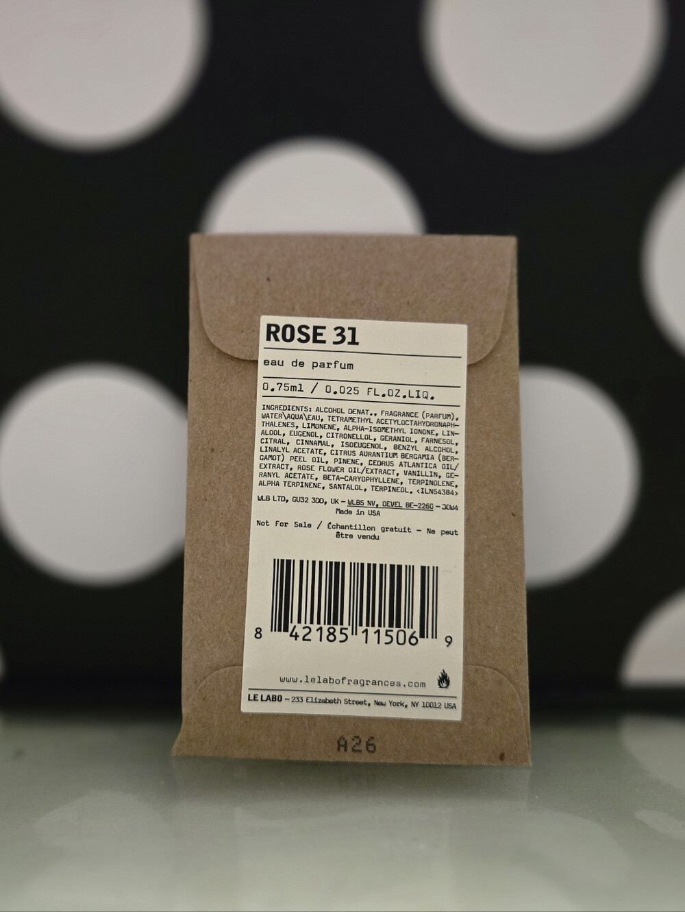 ✨️Le Labo Rose 31 SAMPLE✨️